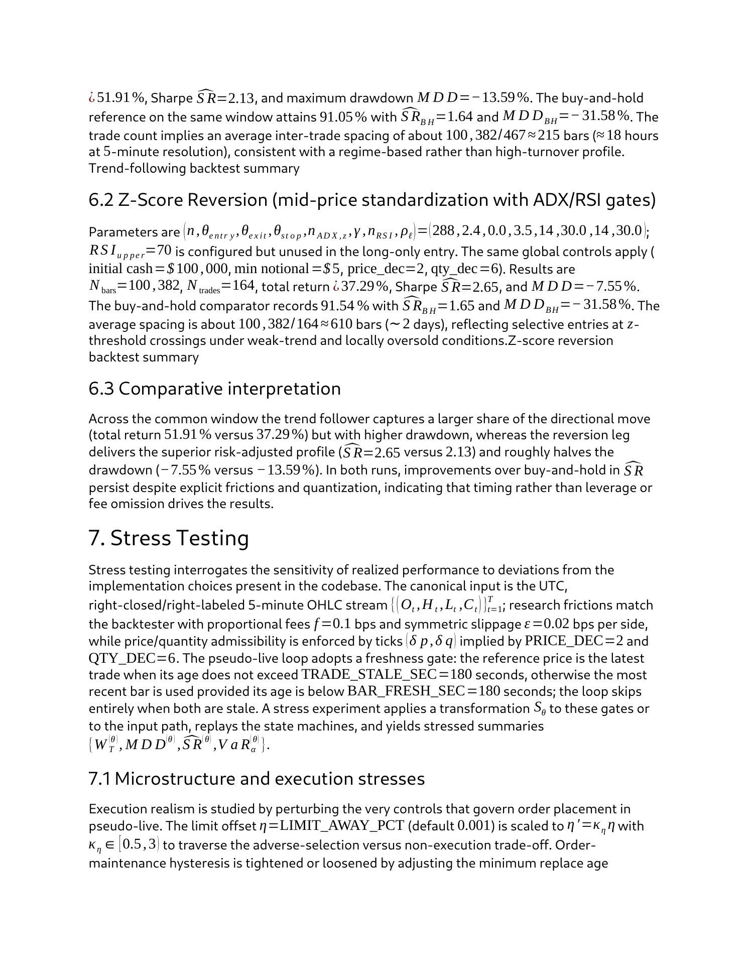 Strategy research & paper trading, report page 11 of 27