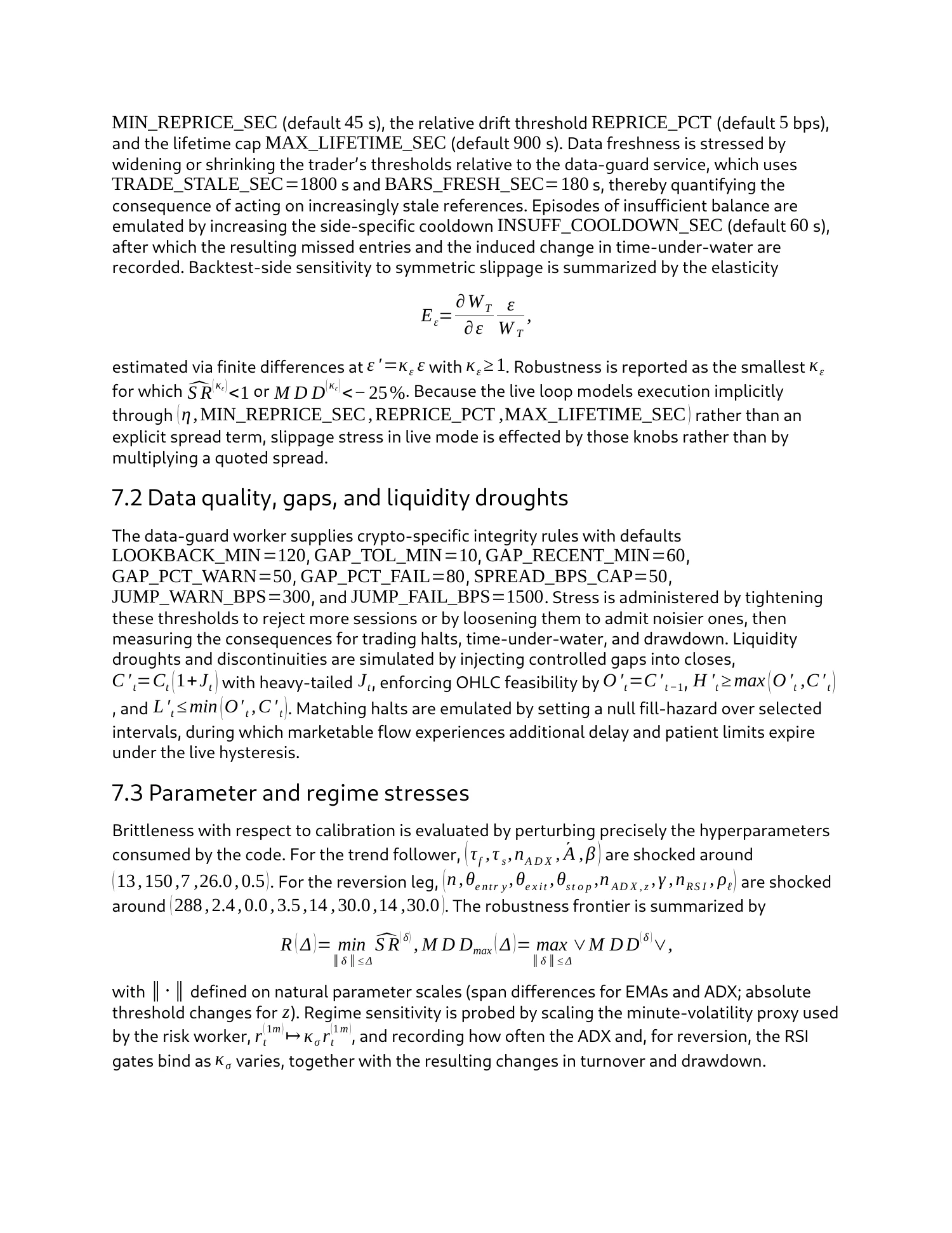 Strategy research & paper trading, report page 12 of 27
