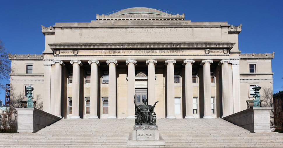 Low Library and Alma Mater at Columbia University